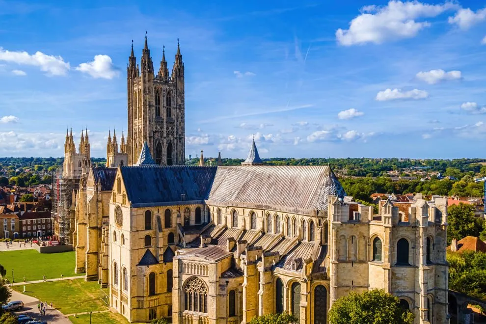 Katedra w Canterbury i historyczne centrum miasta